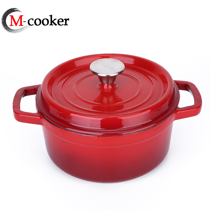 Hot sale high quality cast iron enamel pot with classice type,popular enamel casserole dutch oven