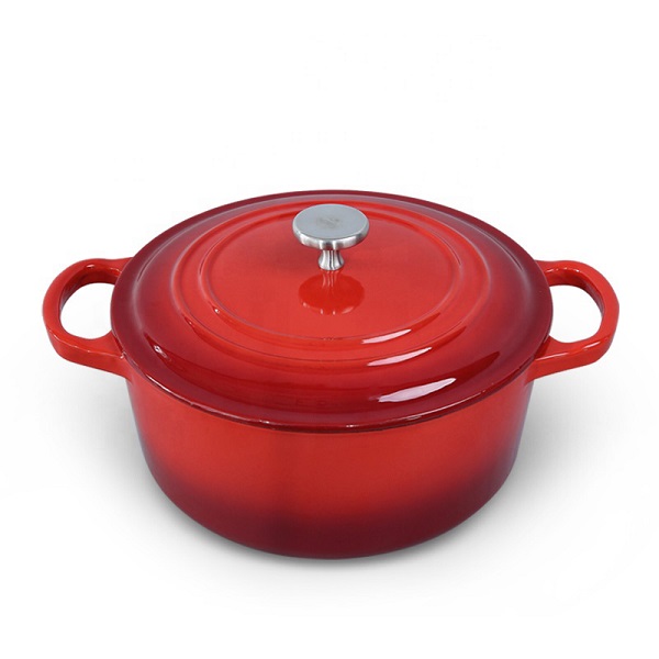 new type hot samel enamel cast iron casserole pot with any color you need