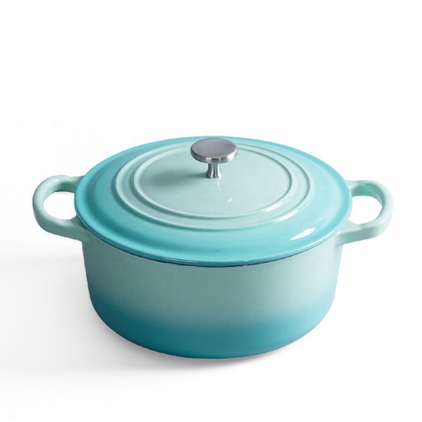 new type hot samel enamel cast iron casserole pot with any color you need