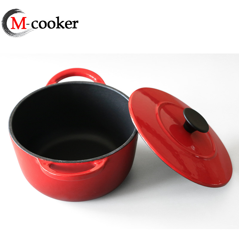 small size cast iron cute pot casserole for less persons