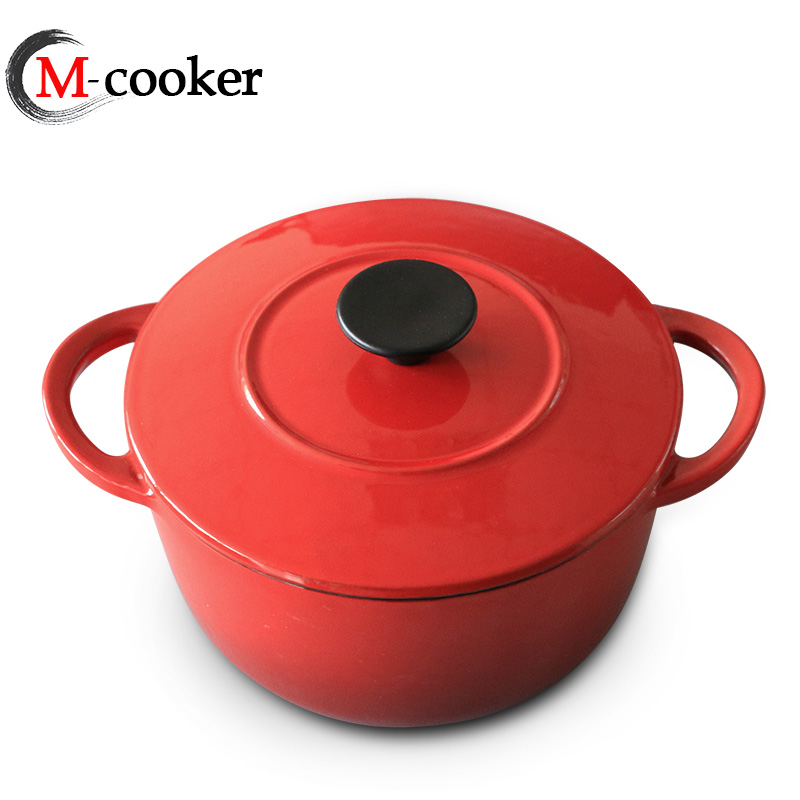 small size cast iron cute pot casserole for less persons