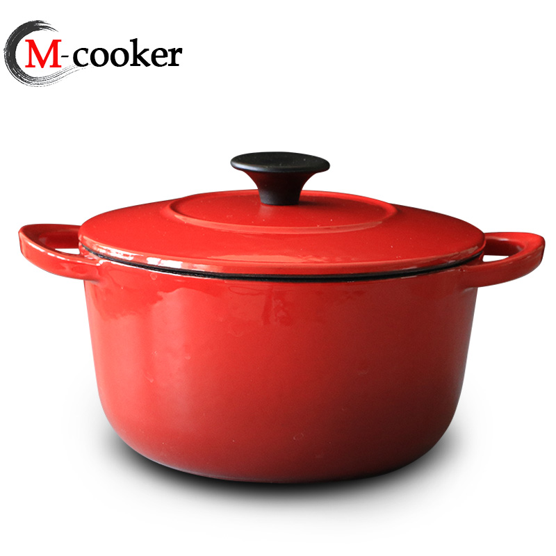 small size cast iron cute pot casserole for less persons