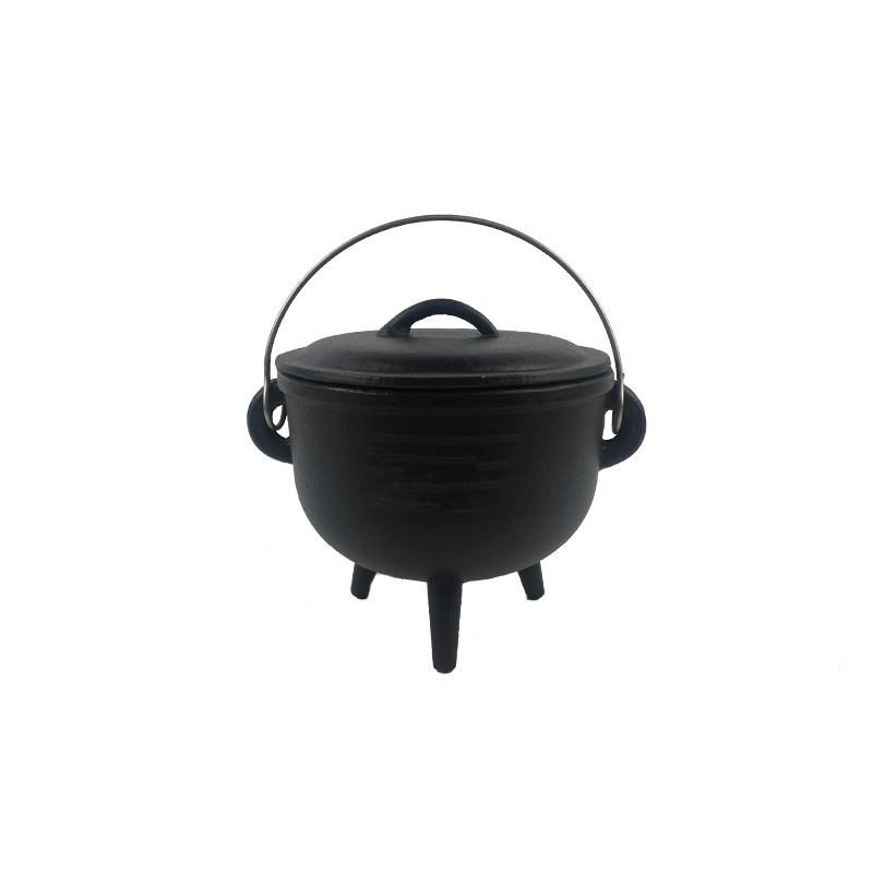 Cast iron south africa pot with enameled coating high quality cookware