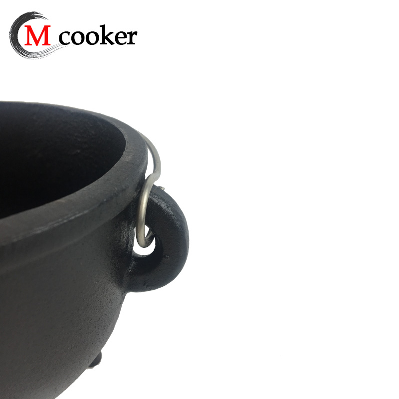 Cast iron south africa pot with enameled coating high quality cookware