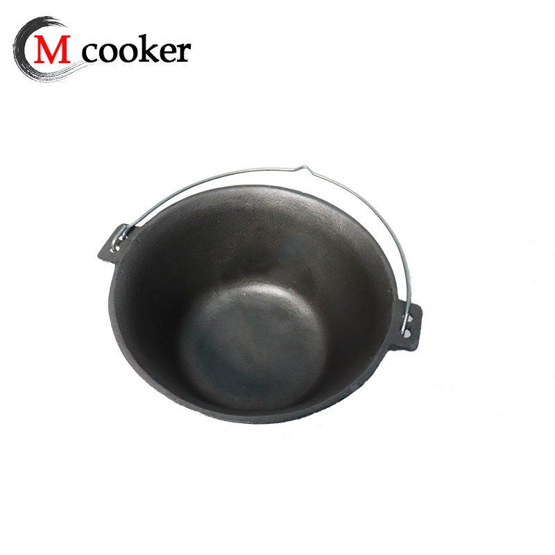 Outdoor multi-purpose dutch oven cast iron material with handle