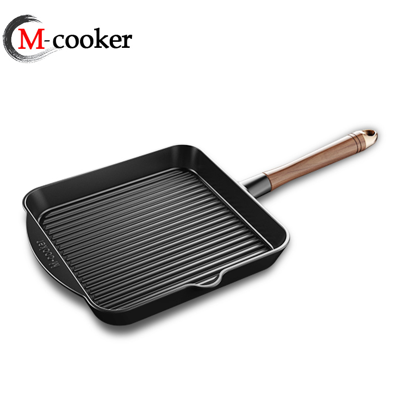 Cast iron grill pan