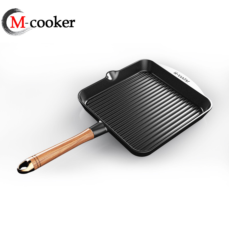 Cast iron grill pan