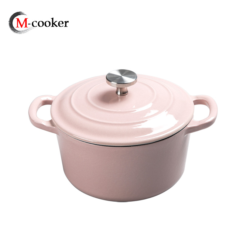 small size cast iron cocotte enamel casserole pot-16cm diameter