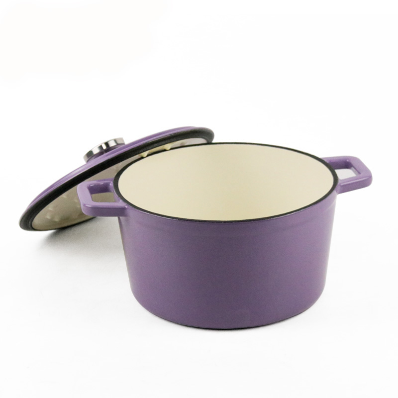 cast iron new type enamel pot casserole