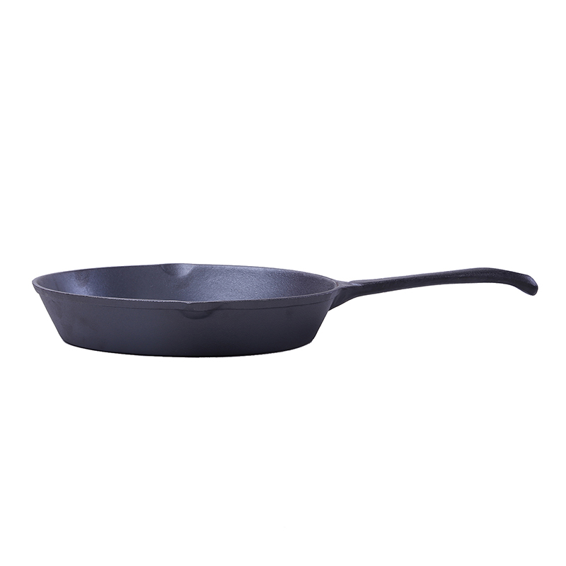 Cast iron fry pan set