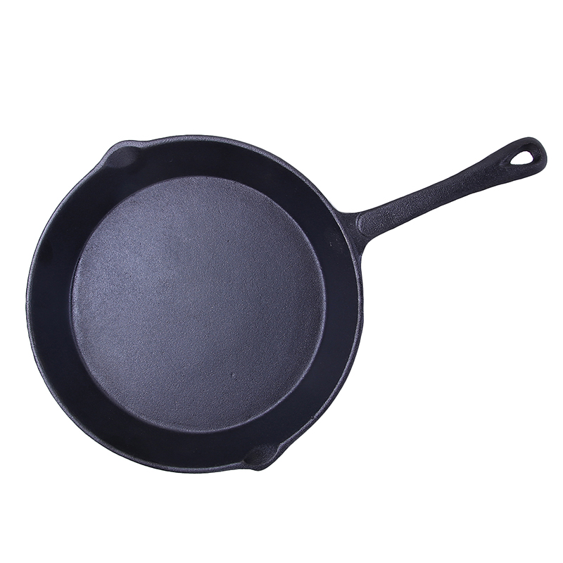 Cast iron fry pan set