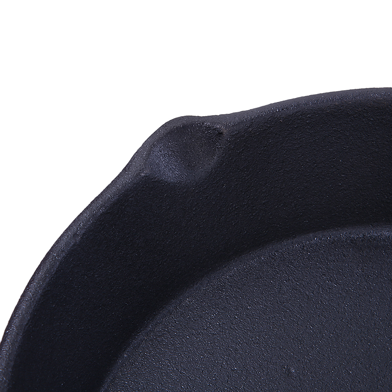 Cast iron fry pan set