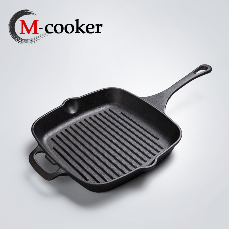 Cast iron grill pan