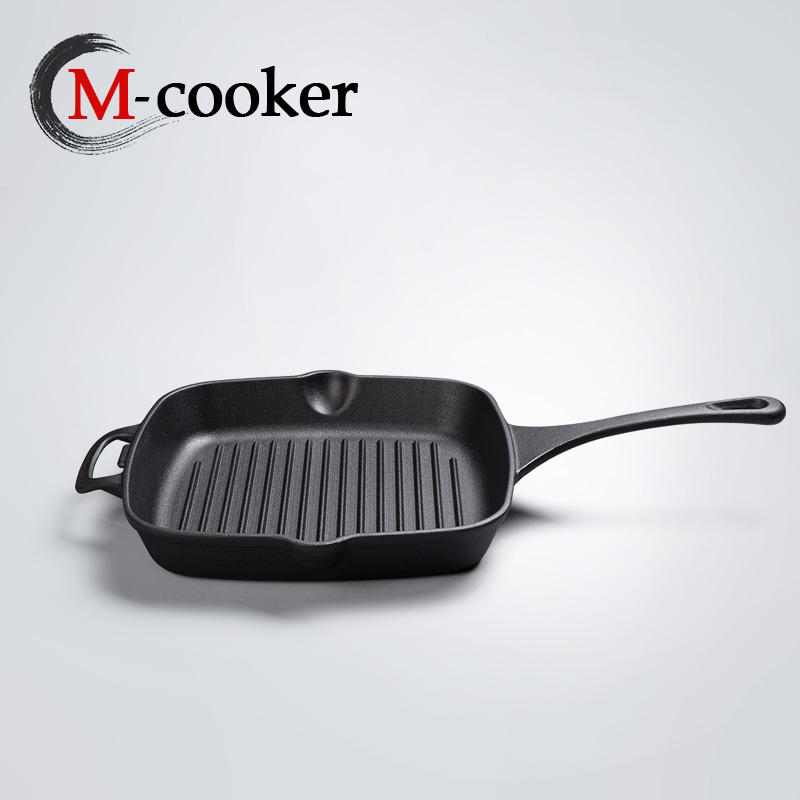 Cast iron grill pan