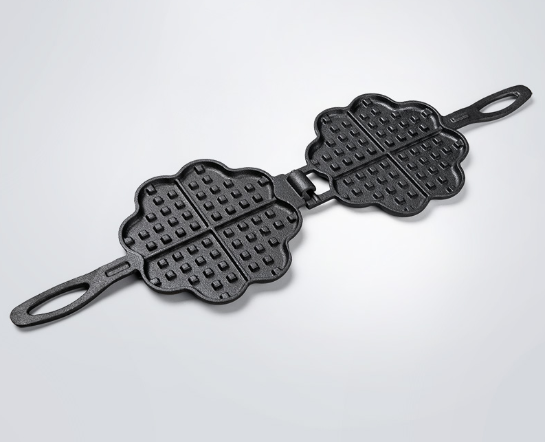 15cm waffle pan Cast iron grill pan