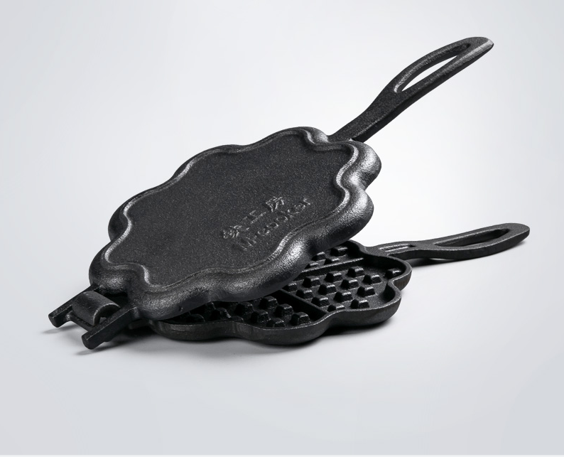 15cm waffle pan Cast iron grill pan