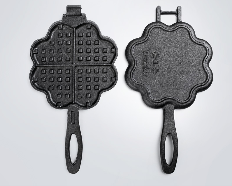 15cm waffle pan Cast iron grill pan