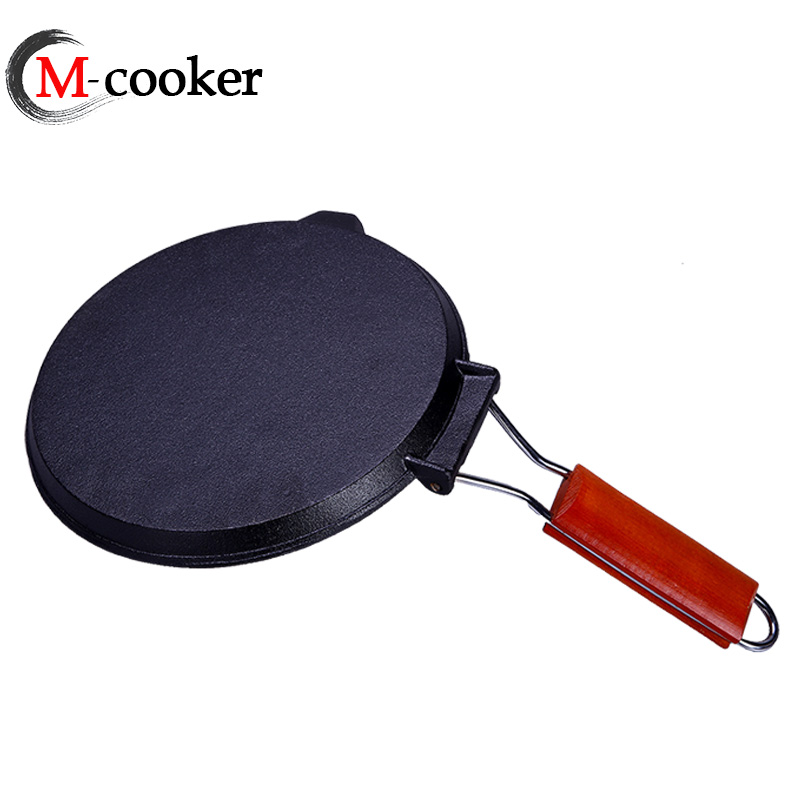 24/27cm cast iron round grill pan