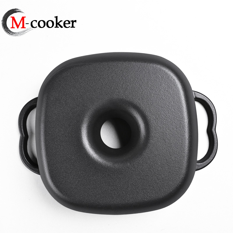 25cm Cast iron baking grill pan