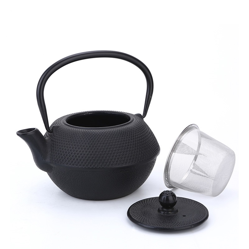 Cast iron customized color teapot with enameled coating